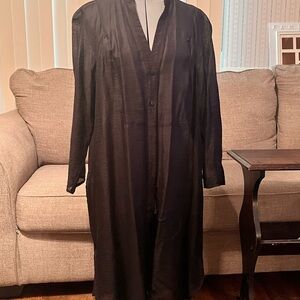 Elegant Black Women's sheer cover perfect for the pool